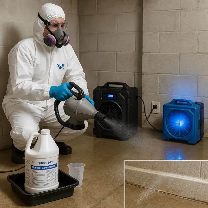 Sanitization and Odor Removal process in Sea Cliff, NY